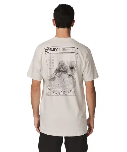 Camiseta Oakley Topography Map SS Tee Branco