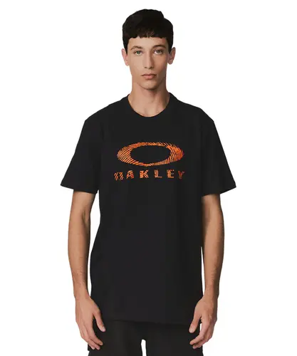 Camiseta Oakley Ellipse Fingerprint Preto