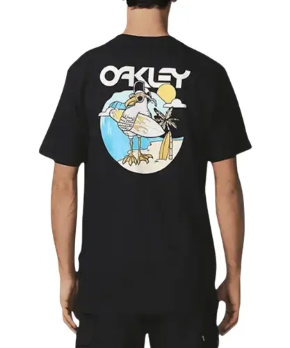 Camiseta Oakley Biker Skull Preto