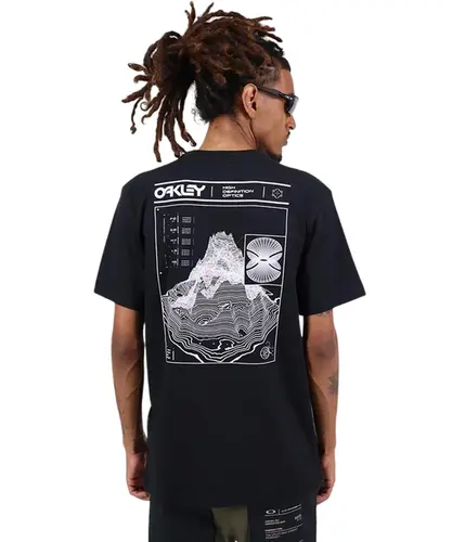 Camiseta Oakley Topography Map SS Tee Preto