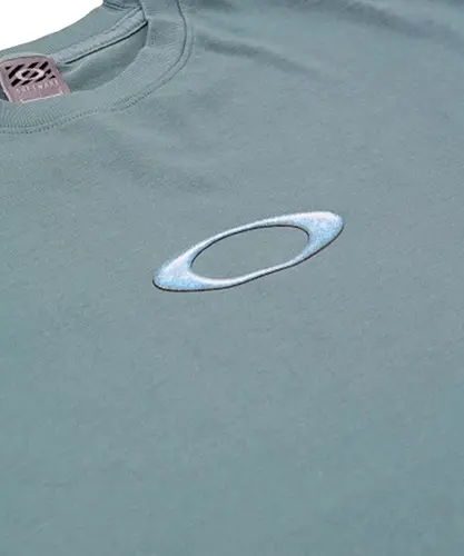 Camiseta Oakley Heritage Ellipse Metal Verde Claro
