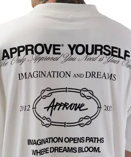 Camiseta Approve Huge YRSLF Timeless Off White