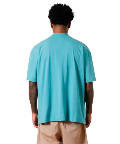 Camiseta Approve Huge YRSLF Big Logo Turqueza