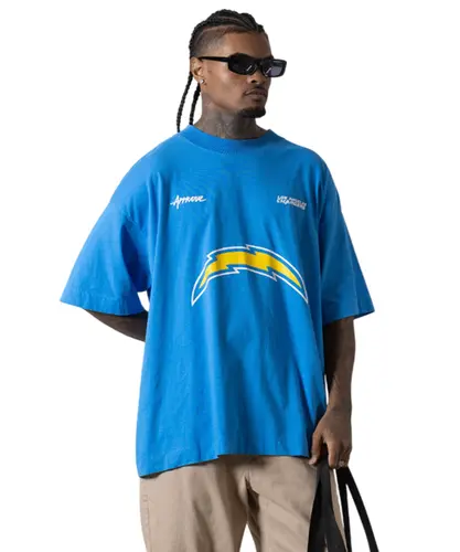 支給　スポンサー入　横浜FC ハーフジップシャツ　X X L 青　2番 Camiseta Huge Approve X NFL II Chargers Azul - Camiseta Huge