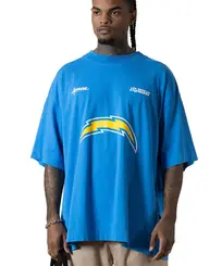 Camiseta Huge Approve X NFL II Chargers Azul