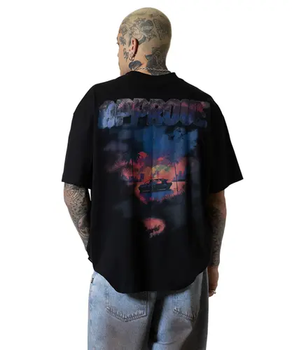 Camiseta Approve Core Miami Sunset Preto