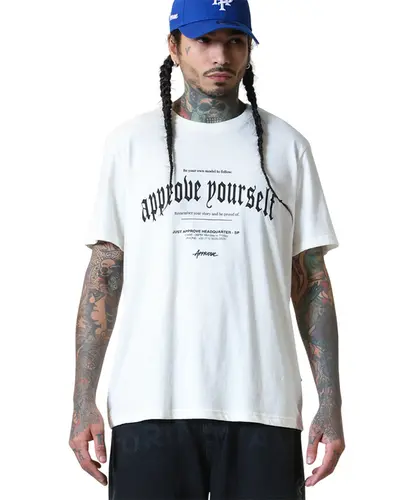 Camiseta Approve Core YRSLF Gothic Off White