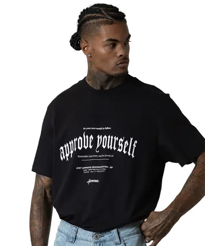 Camiseta Approve Core YRSLF Gothic Preto