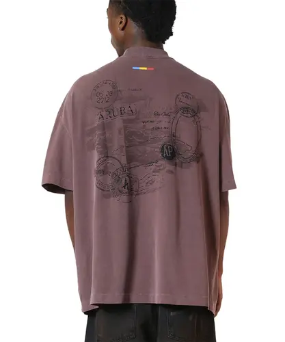 Camiseta Approve Huge Aruba Marrom