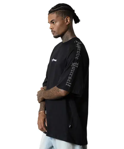 Camiseta Huge Approve Typewriter Preto