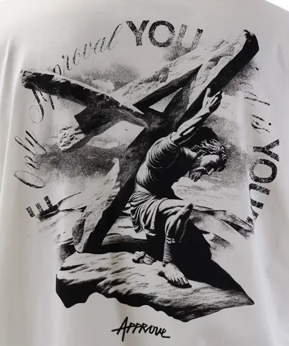 Camiseta Approve Huge Savior Off White