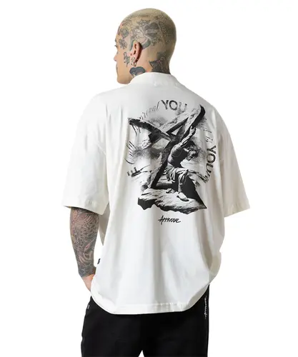 Camiseta Approve Huge Savior Off White