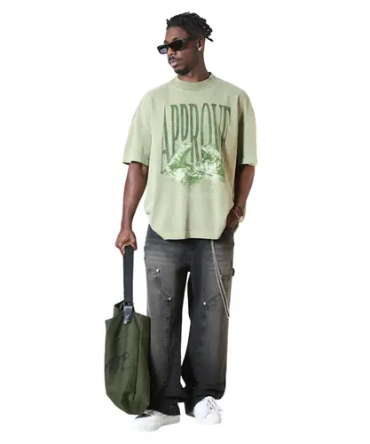 Camiseta Approve Animals Iguana Verde Claro