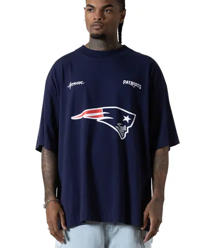 Camiseta Huge Approve X NFL II Patriots Azul Marinho - Camiseta