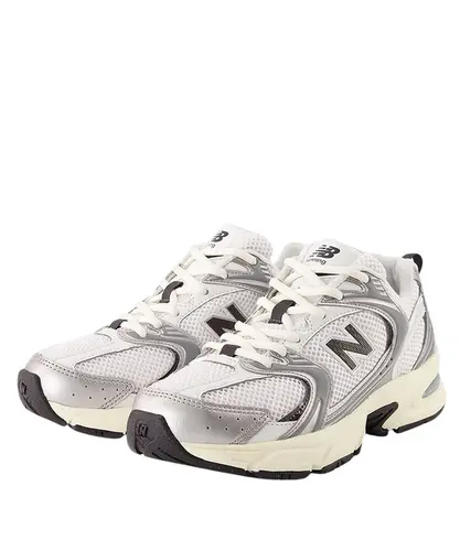 Tênis New Balance 530 Branco Prata e Preto
