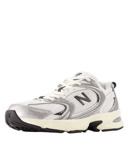 Tênis New Balance 530 Branco Prata e Preto
