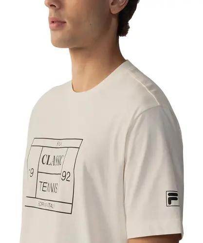 Camiseta Fila Comfort Tennis Union Classics Off White Gardenia