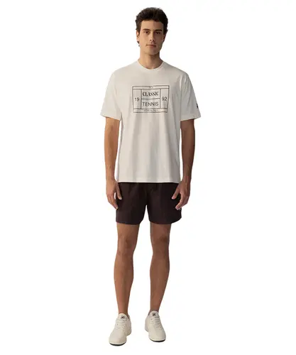 Camiseta Fila Comfort Tennis Union Classics Off White Gardenia
