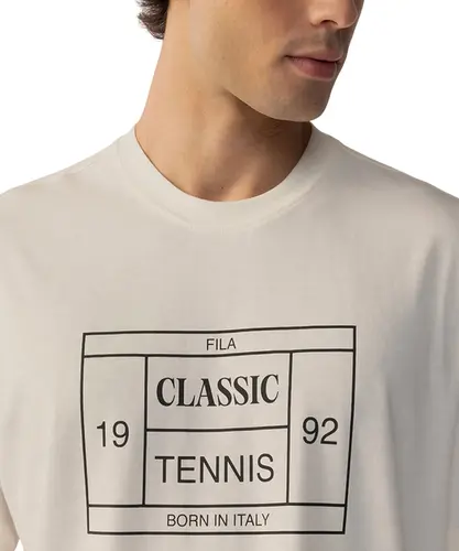 Camiseta Fila Comfort Tennis Union Classics Off White Gardenia