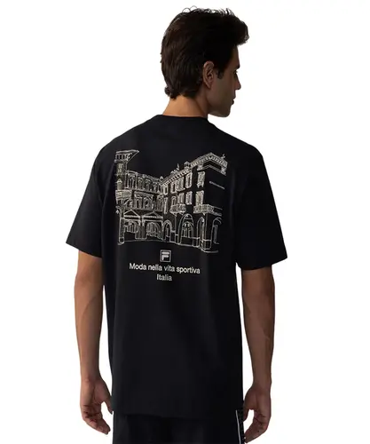 Camiseta Fila Comfort Italia Drawing Union Preto