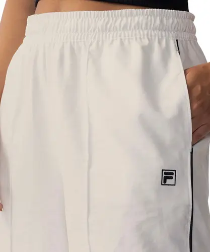 Calça Fila Wide F-Box Branco Preto