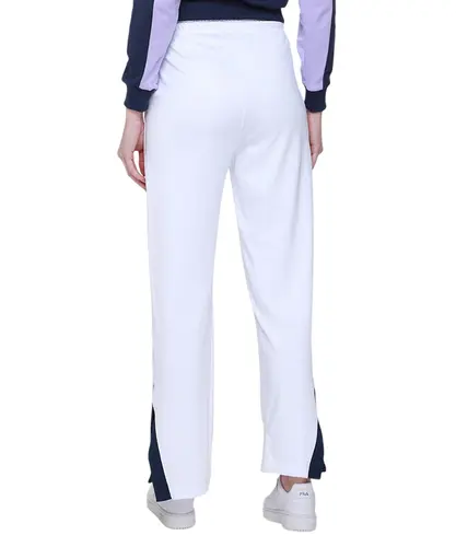 Calça Fila Comfort Chevron Branco e Marinho