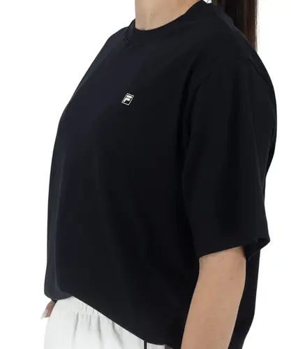 Camiseta Fila Oversized Letter Graphic Preto