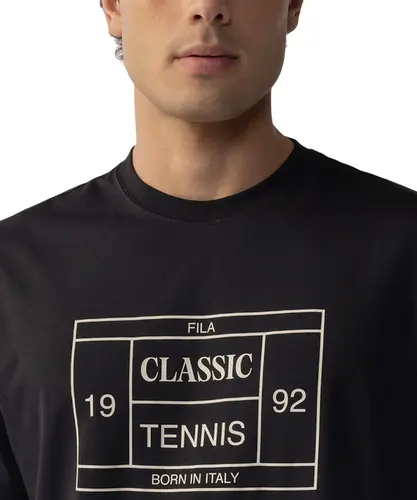 Camiseta Fila Comfort Tennis Union Classics Preto