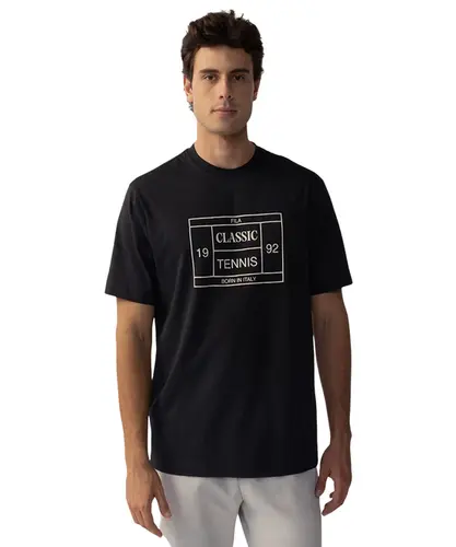 Camiseta Fila Comfort Tennis Union Classics Preto