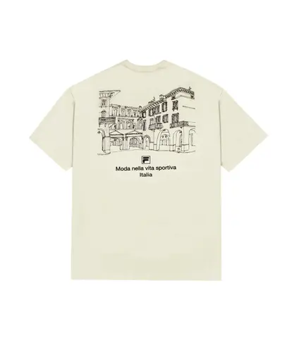 Camiseta Fila Comfort Italia Drawing Union Off White