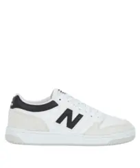 Tênis New Balance 480 Low Branco Preto Cinza Claro
