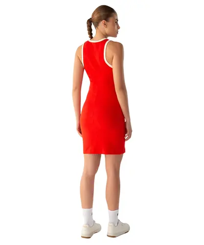Vestido Fila Rib Vermelho Chilli