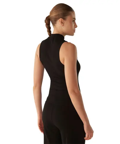 Regata Fila Gola Alta Rib Preto