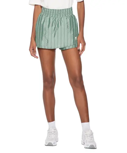 Saia Shorts Fila Nylon Classic Sports Verde Listrado