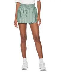Saia Shorts Fila Nylon Classic Sports Verde Listrado