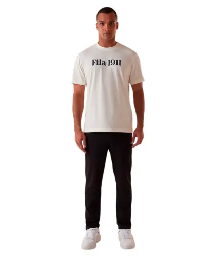 Camiseta Fila Comfort 1911 Off White Gardenia