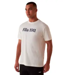 Camiseta Fila Comfort 1911 Off White Gardenia