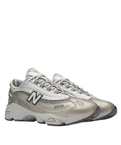 Tênis New Balance 1000 Taupe e Prata