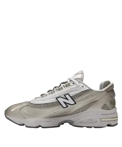 Tênis New Balance 1000 Taupe e Prata - Tênis New Balance 1000
