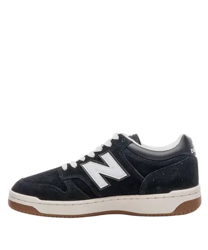 Tênis New Balance 480 Low Preto e Bege Claro