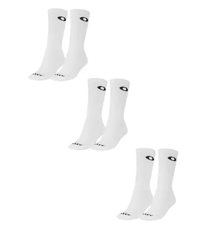 Meia Oakley 3 pares Essential Crew Sock Branco