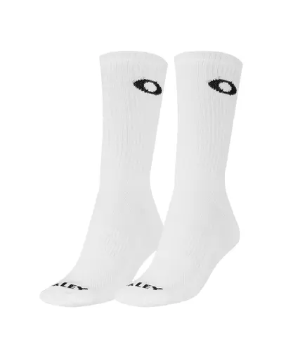 Meia Oakley 3 pares Essential Crew Sock Branco