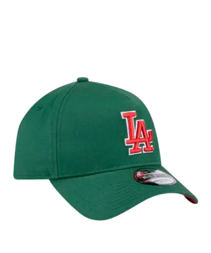 Boné New Era 940AF MLB Los Angeles Metallic Cilantro Verde