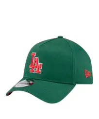Boné New Era 940AF MLB Los Angeles Metallic Cilantro Verde