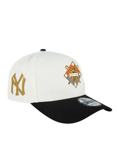 Boné New Era 9FORTY A-Frame New York Yankees MLB Off White