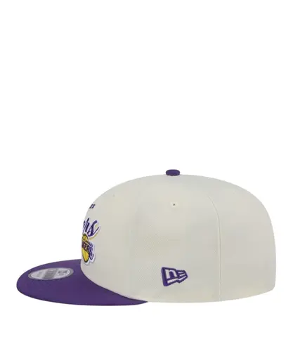 Boné New Era 9FIFTY Snapback Los Angeles Lakers NBA Off White