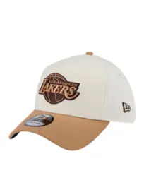 Boné New Era 39THIRTY A-FRAME Los Angeles Lakers NBA Branco