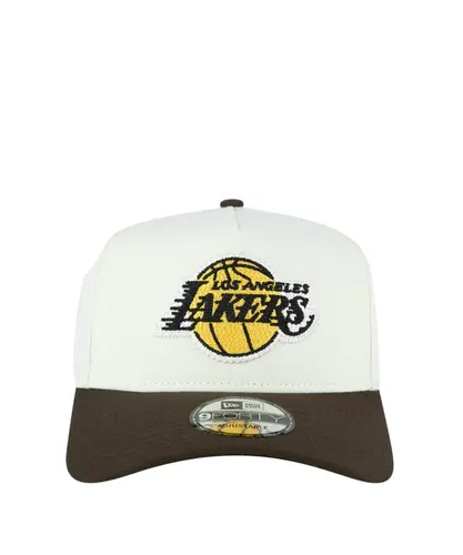 Boné New Era 9FORTY A-Frame Los Angeles Lakers NBA Off White