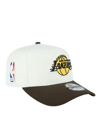 Boné New Era 9FORTY A-Frame Los Angeles Lakers NBA Off White