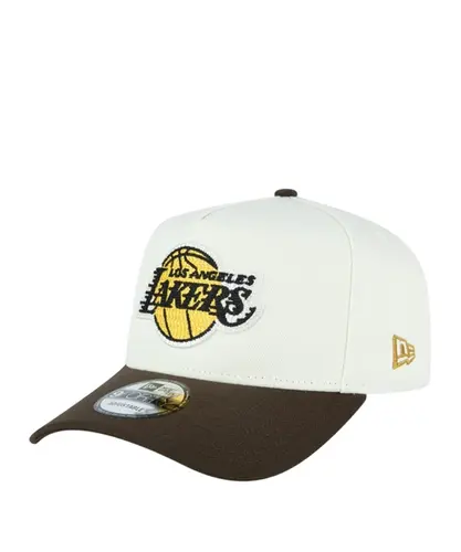 Boné New Era 9FORTY A-Frame Los Angeles Lakers NBA Off White
